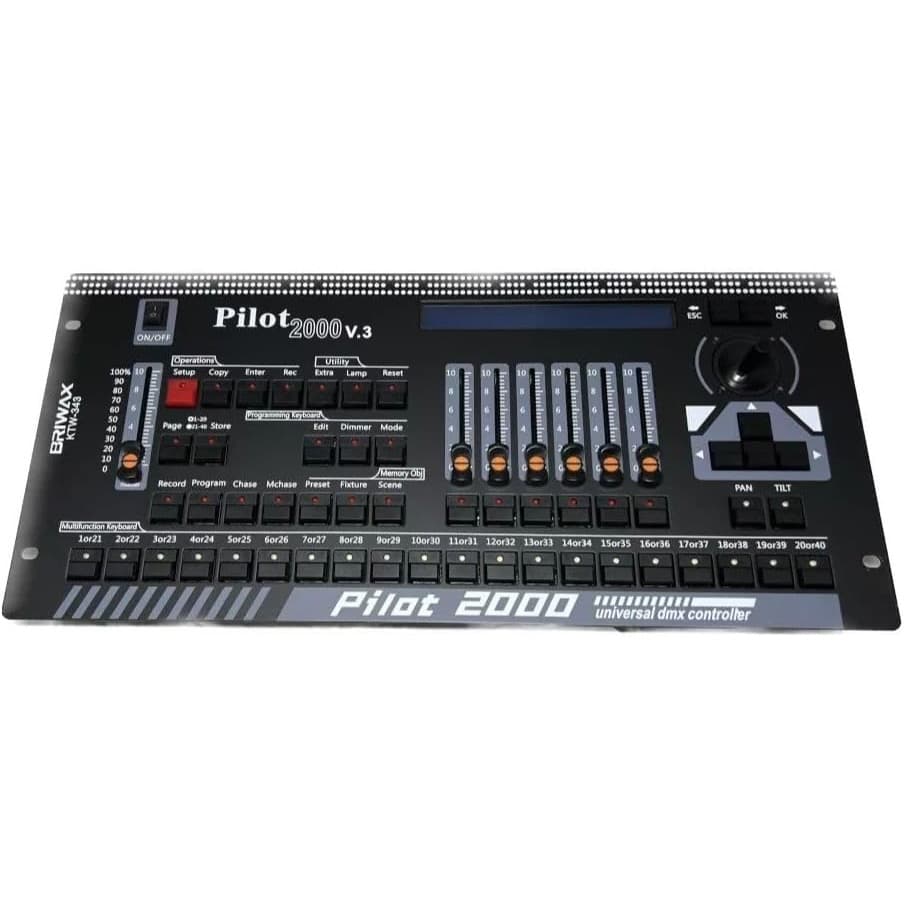 Pilot 2000 V3 Işık Masası (512 DMX, Hard Case Dahil)